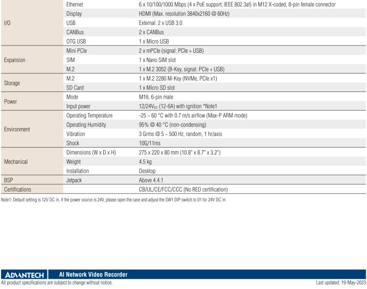 研華MIC-715 加固型AI 推理平臺(tái)，基于英偉達(dá)Jetson? Xavier NX，IP67防護(hù)等級(jí)