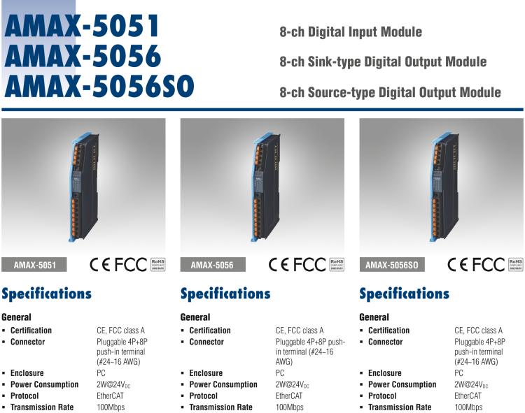 研華AMAX-5051 8路數(shù)字量輸入模塊，源或漏型（插片式）