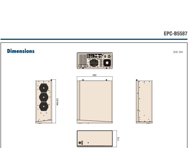 研華EPC-B5587 適配Intel? 第10代 Core i / Xeon W系列處理器，搭載W480E芯片組。標(biāo)準(zhǔn)4U上架，工業(yè)級品質(zhì)，穩(wěn)定可靠。廣泛適用于高端AI服務(wù)器等應(yīng)用。