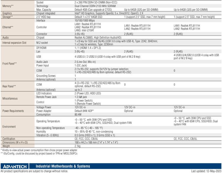 研華EPC-T4286 適配Intel? 第8/9代 Core? i 系列處理器，搭載H310芯片組。1U超薄高度，性能強(qiáng)勁。