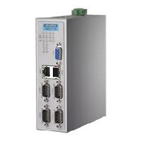 研華UNO-1110 導(dǎo)軌安裝型工業(yè)控制器，搭配TI Coretex AM3505 處理器，2×LAN，5×COM，4×USB，1 GB SD卡