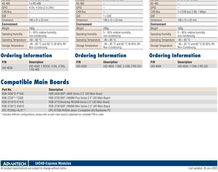 研華UIO-4038 UIO40-Express I/O 擴(kuò)展卡，，支持 3 LAN & 1 WAN