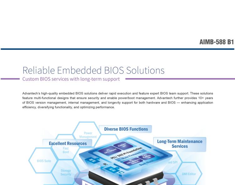 研華AIMB-588B1 適配Intel 第12/13代 Core i/奔騰系列處理器，搭載Q670E/R680E/H610E芯片組。性能可達(dá)服務(wù)器級(jí)別，獨(dú)立四顯，具備專(zhuān)業(yè)的圖像處理能力，是理想的行業(yè)解決方案。