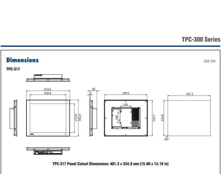 研華TPC-324W 8代Intel?Core? i3/ i5/ i7處理器24" FHD TFT LED LCD觸摸屏電腦，內(nèi)置8G DDR4 RAM