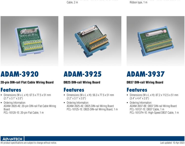 研華ADAM-39100 SCSI-100接線端子，DIN導(dǎo)軌支架